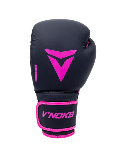 Боксерські рукавички V`Noks Ultima Black Fuxia